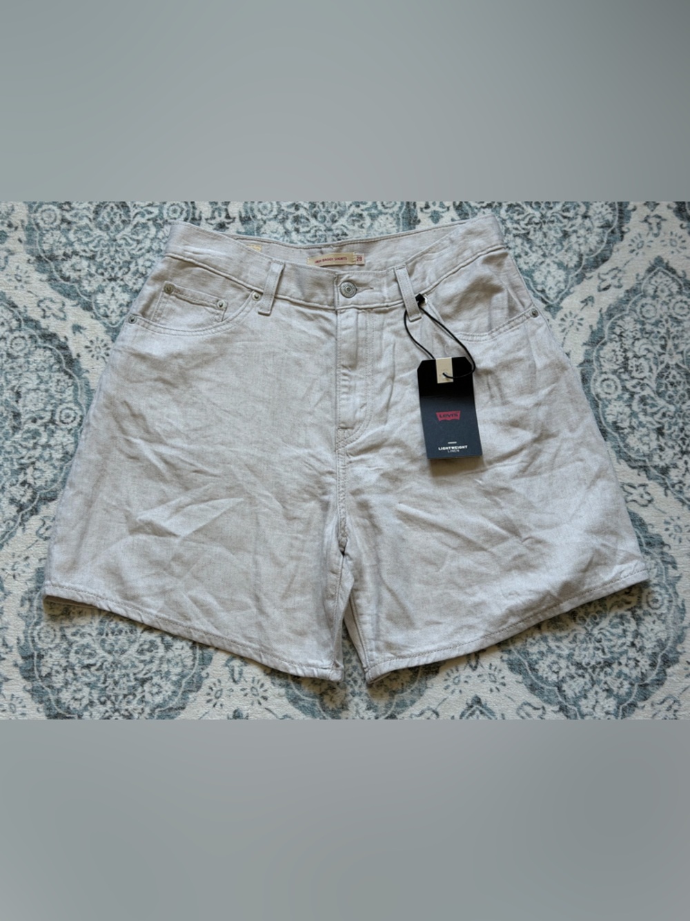 Levi's Women's Light Gray Denim Shorts